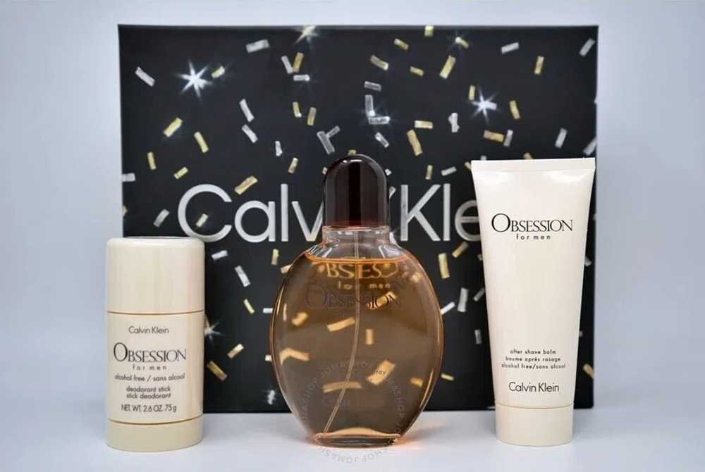 Calvin Klein CK RINKINYS (OBSESSION (M) EDT/S 125ml + BALZAMAS PO SKUTIMAS 100ml + DEO STICK 75G