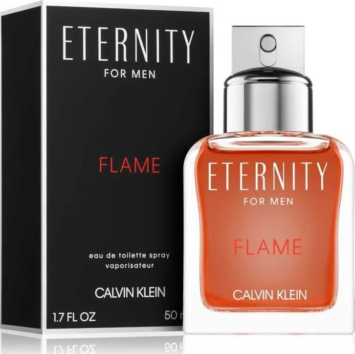 Calvin Klein Eternity Flame EDT tualetinis vanduo vyrams, 50 ml
