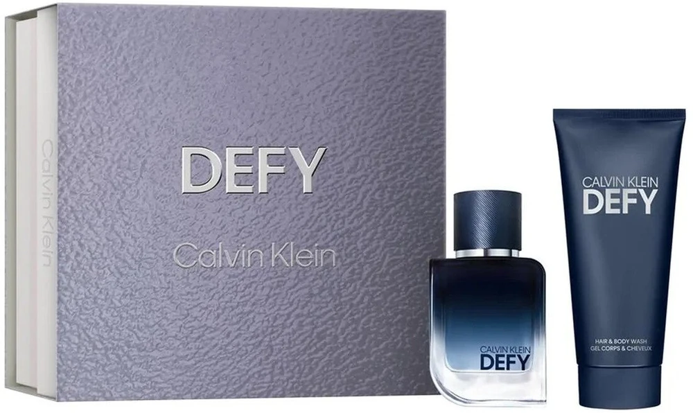 Calvin Klein CK Defy EDP parfumuotas vanduo vyrams, 50 ml + sprchový gel, 100 ml