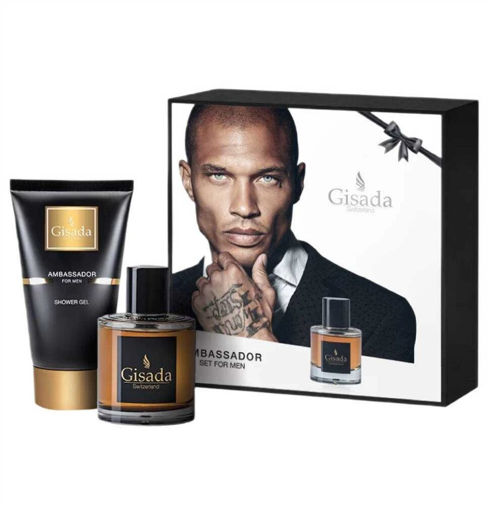 Gisada Ambassador For Men rinkinys vyrams (parfum 50ml + dušo želė 100ml)