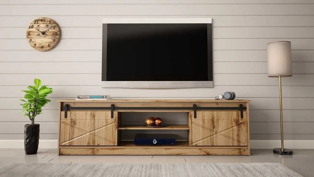 Laikiklis Cama Meble Saugojimo Spinta - Rtv Granero 200x56,7x35 Ąžuolas