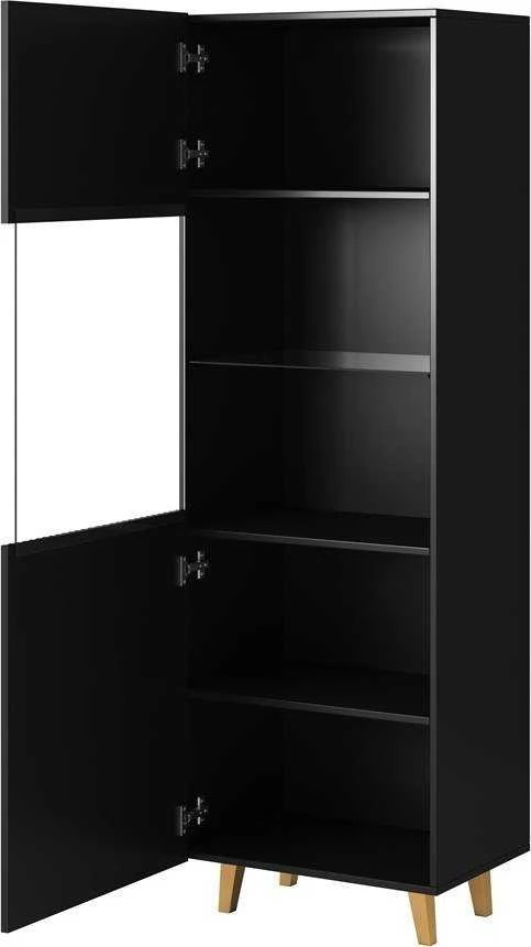 Cama Meble Svetainės Sekcija - Pafos 60x40x182 Matinė Juoda