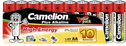 Camelion Plus Alkaline AA baterijų pakuotė 10 vnt