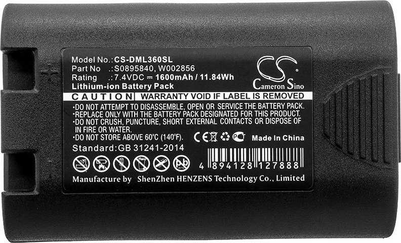 Cameron Sino Akumuliatoriaus baterija, tipas S0895840 W002856 1759398 PL-200-bat, skirta „Dymo R5200 Lm360d Lm420p 5200 4200 360d 420p / 3m PL200 / Cs-dml360sl“