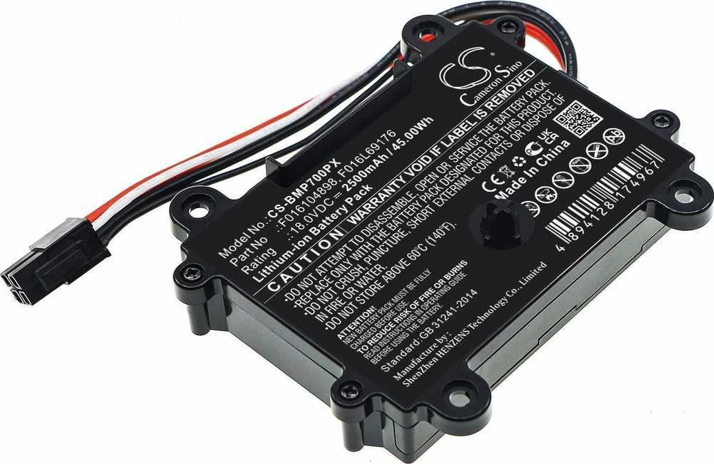 Cameron Sino Technology Bosch Indego M 700 Indego M+ 700 Indego 350 vejapjovių atsarginis akumuliatorius F016104898 18V 2500mAh Li-Ion