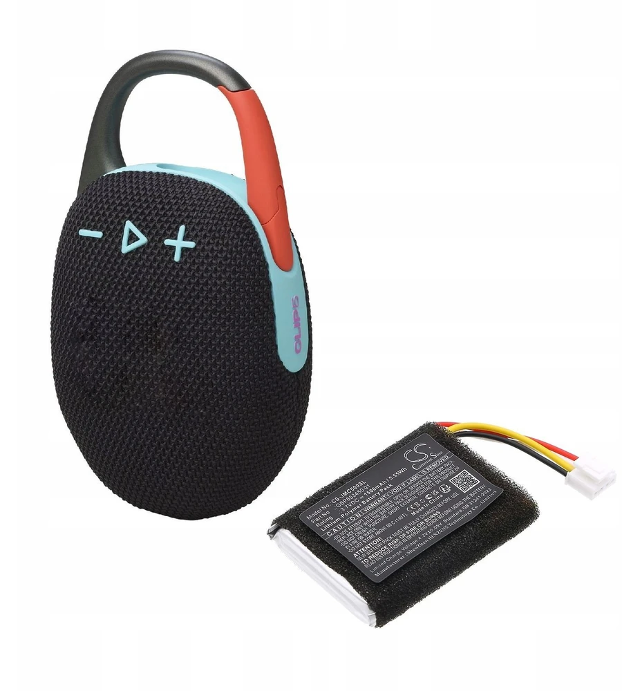 Baterija Cameron Sino Akumuliatorius Baterija Tipo Jbl Gsp853450 01 Skirta Jbl Clip 5 / Clip5 / Cs-jmc500sl
