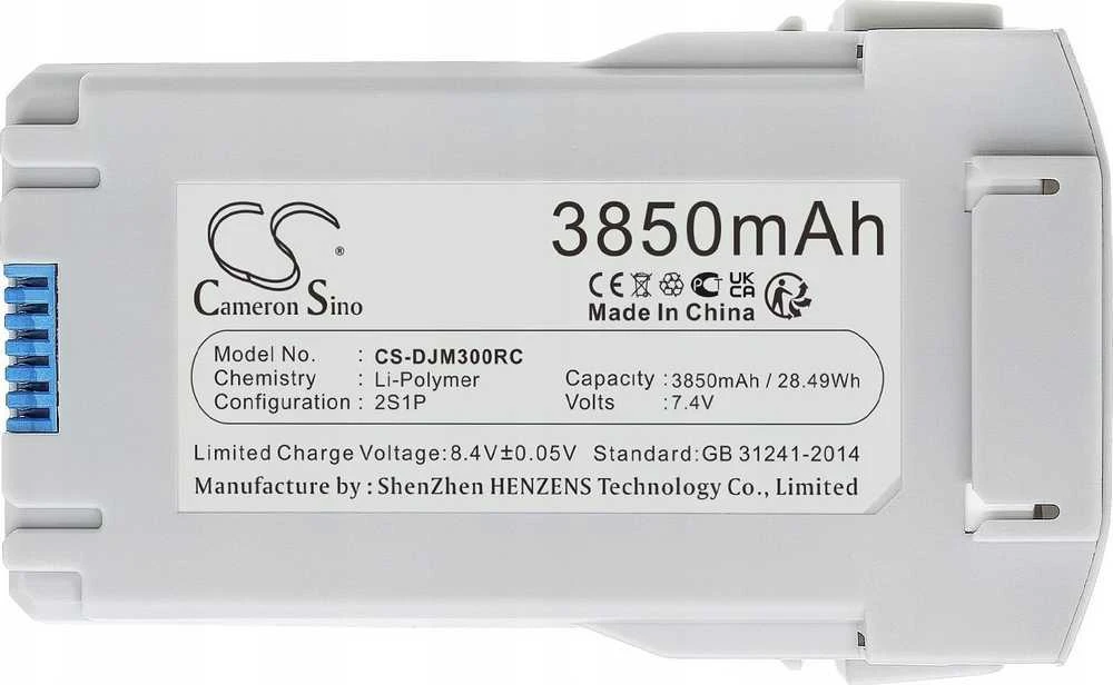 Cameron Sino Technology DJI Mini 3 / 3 PRO / 4 / 4 PRO drono baterija 270620 BWX162-2453-7.38 BWX162-3850-7.38 270619 3850mAh 7,4 V ličio-polimero