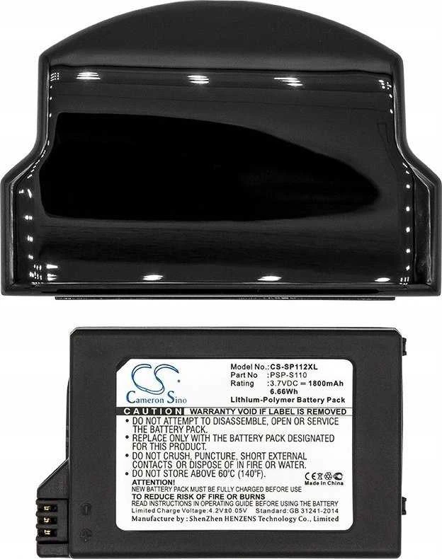 Cameron Sino Akumuliatorius Bateria Typ Psp-s110 Do Sony Psp Slim Psp-2000 / Psp-3000 / Psp-3004 / Psp-3001 / Psp-3008