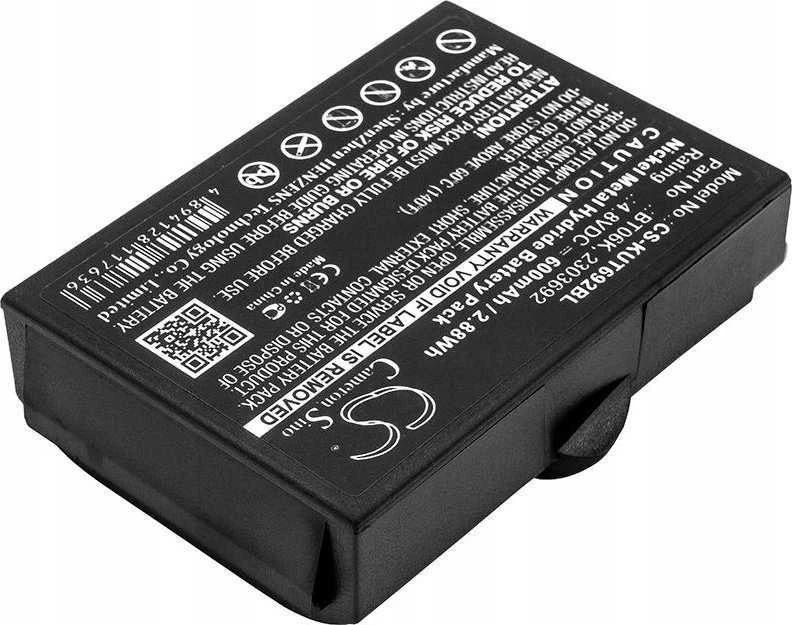 Baterija Danfoss / Ikusi BT06K, 2303692, FUA49 4,8V 600mAh TM70, TM70/1, T70/2, T71, T72, RAD-TS, RAD-TF