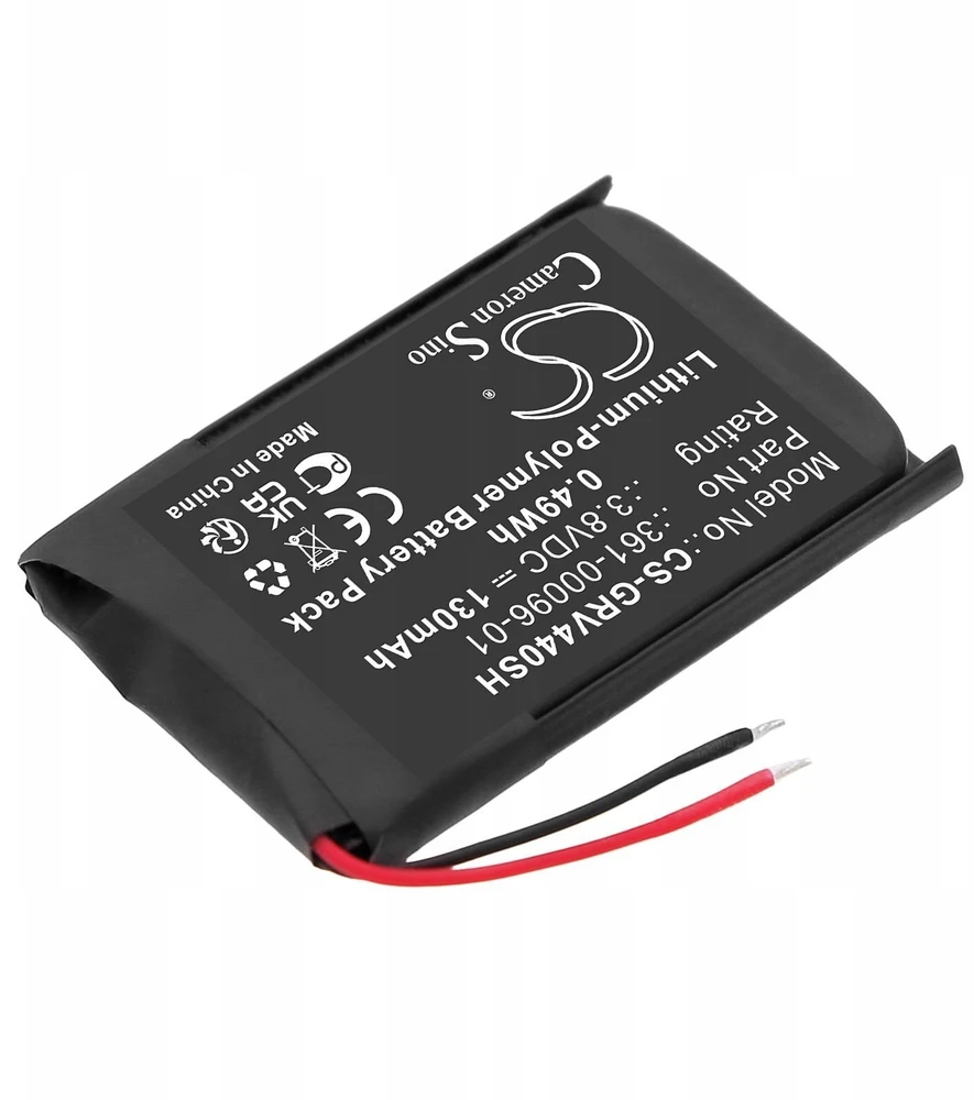 Cameron Sino Akumuliatorius Baterija Tipas 361-00096-01 Skirta Garmin Vivoactive 4s 4 S 40mm 130mah / Cs-grv440sh