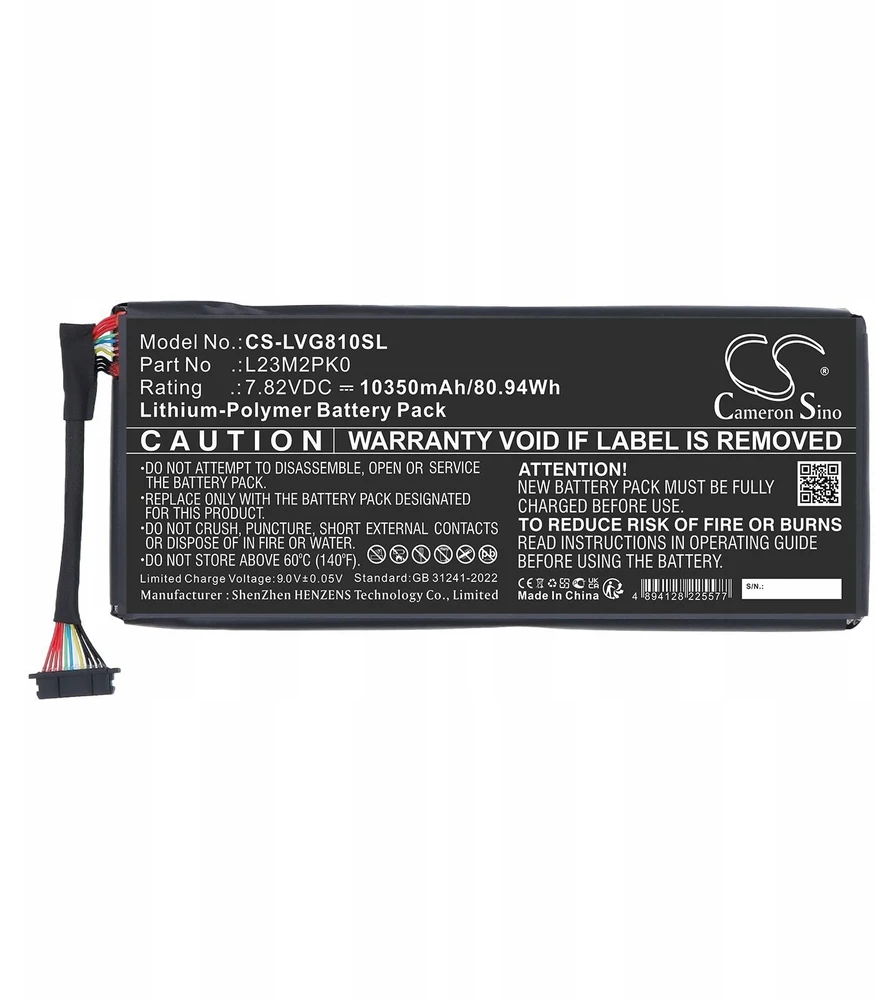 Cameron Sino Akumuliatorius Bateria Typu L13b2pk0 L23m2pk0 konsolei Lenovo Legion Go 8apu1 / Cs-lvg810sl