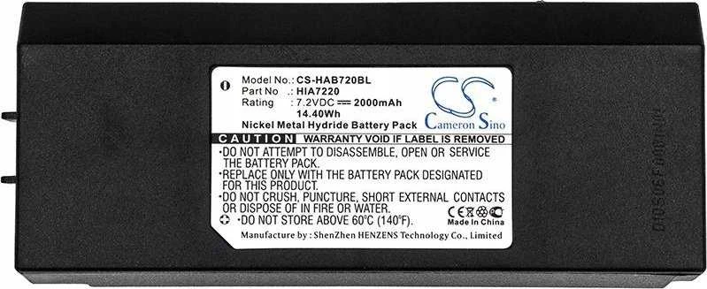 Cameron Sino Technology baterija HIAB H3786692, HIA7220 7,2V 2000mAh AMH0627, AX-HI6692, XS Drive, XS-Driwe H3796692