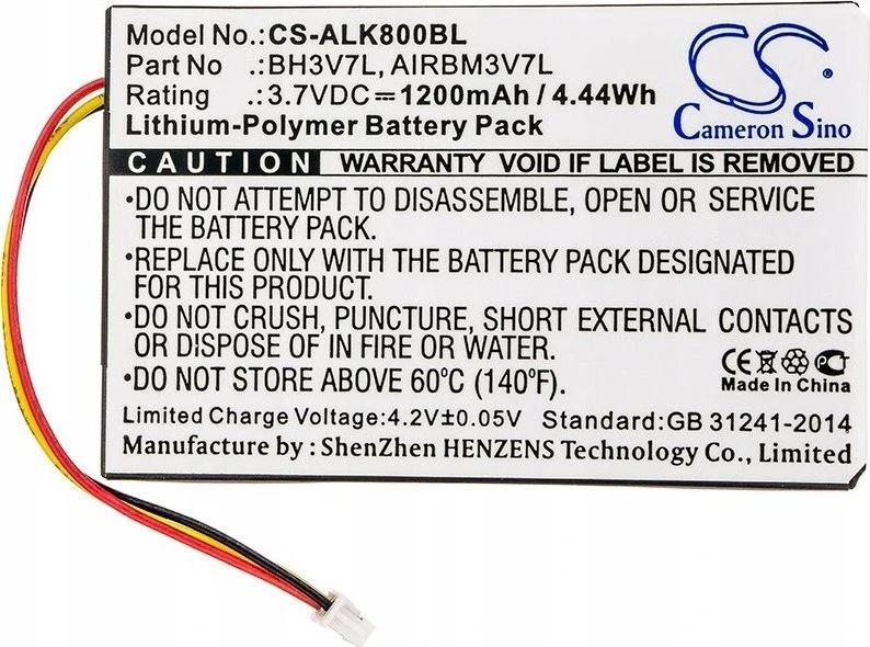Akumuliatorius Cameron Sino Technology Baterija AUTEC R0BATT00E0018, AIRBM3V7L, BH3V7L 3,7V 1200mAh Air A4, Air A4, Air A4