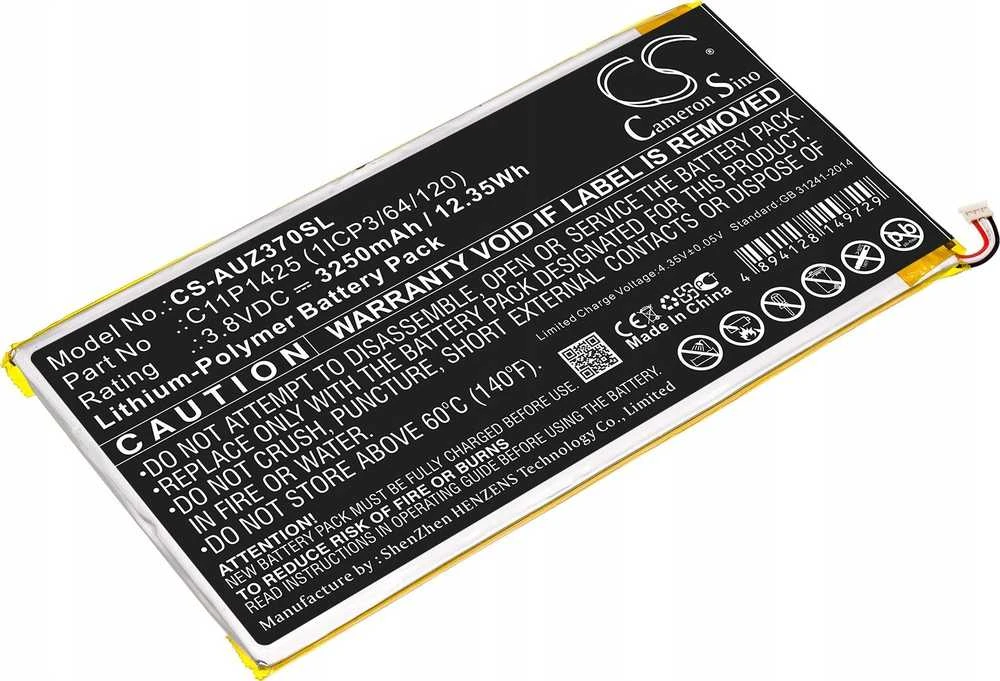 Cameron Sino Akumuliatorius Bateria Typu 0b200-01510100 C11p1425 Do Asus Zenpad 7.0 Z370 M700 / Cs-auz370sl