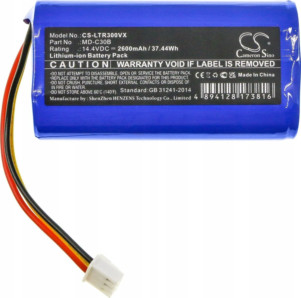 Cameron Sino Technology Baterija Liectroux MD-C30B 14.4V / 2600mAh / Li-Ion