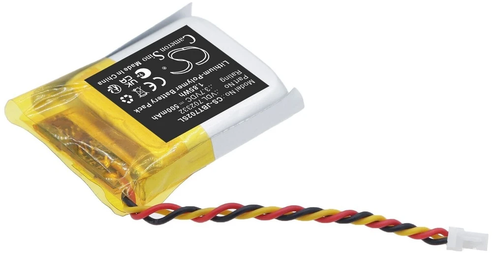 Cameron Sino Baterija (akumuliatorius) tipas Vdl 702332, skirta Jbl Tune 720 BT 720bt ausinėms, 500mah / Cs-jbt702sl (SB12342)