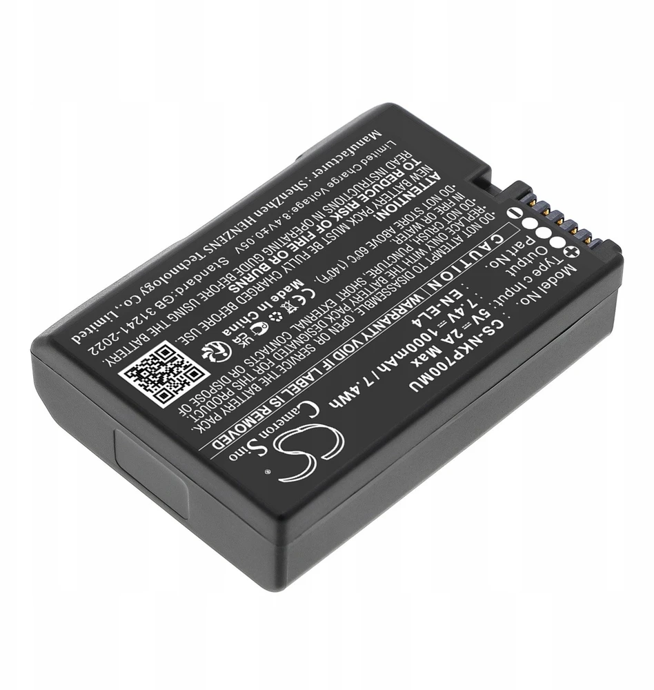 Cameron Sino akumuliatorius Baterija Tipas En-el4 A E - Nikon D2 H Hs X Xs D3 S X F6 Port Usb-c / Cs-nkp700mu