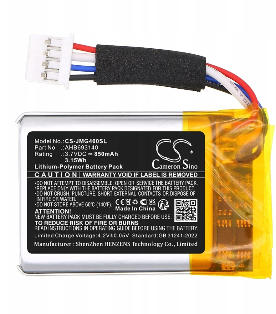 Cameron Sino Akumuliatorius Baterija Tipo Jbl Ahb693140 Skirta Jbl Go 4 / Go4 / Cs-jmg400sl