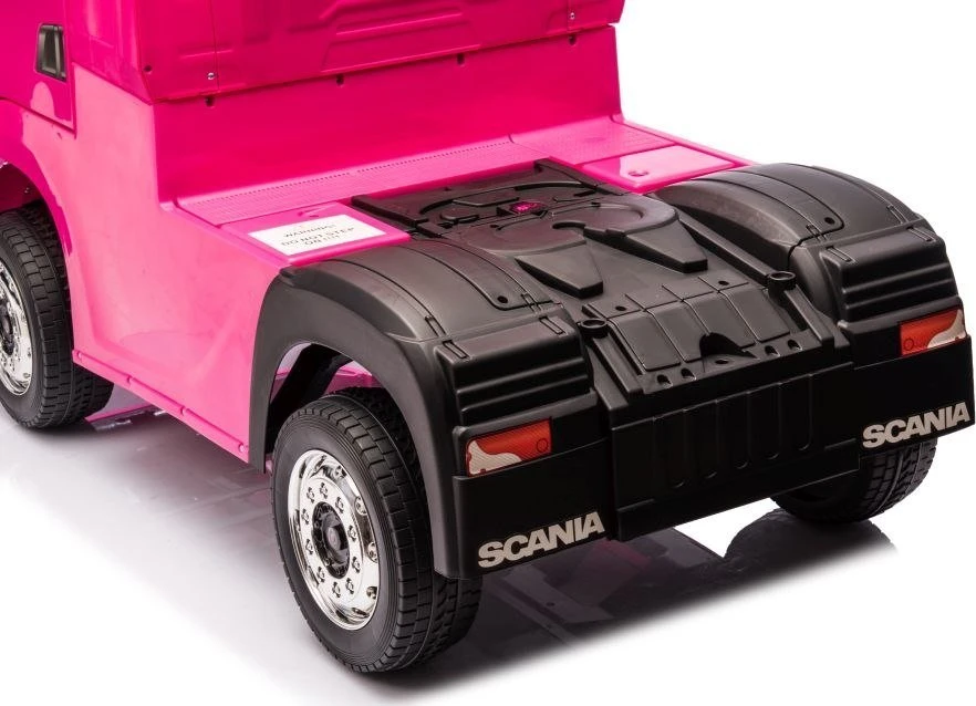 Lean Cars Akumuliatorinis automobilis vaikams Scania 500R HL698 Rožinis 4x4