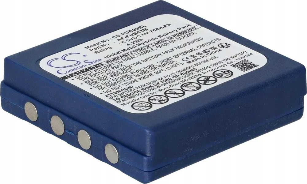 Akumuliatorius Cameron Sino Technology baterija HBC Radiomatic Fub03A 6V 700mAh BA203060, BA222060, KH68305500, FUA030