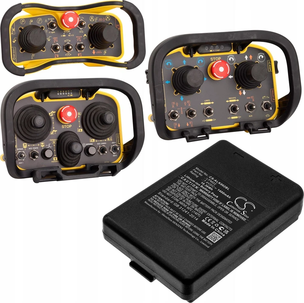 Akumuliatorius Cameron Sino technologijos baterija AUTEC R0BATT00E08A0, LPM02 7,4V 1400mAh AIR DYNAMIC, MODULAR, AJM, AJR, AJS, FJL, FJM, FJR, FJS, MJ