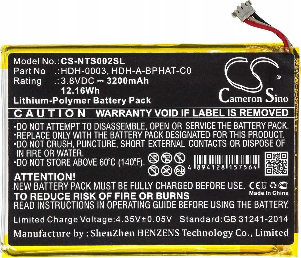 Cameron Sino Akumuliatorius Bateria konsolei Nintendo Switch Lite / Cs-nts002sl