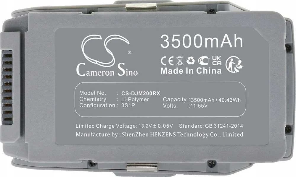 Akumuliatorius dronui Cameron Sino CS-DJM200RX, skirtas DJI Mavic Air 2 / Air 2S, 3500 mAh