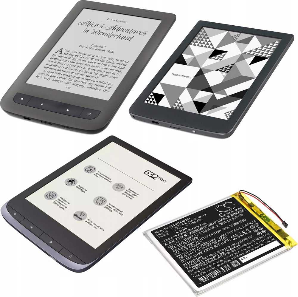 Cameron Sino Akumuliatorius Bateria Typ 306070pl 4g-15 4k-19 Do Czytnika E-book Pocketbook Digma / Cs-ptk626sl