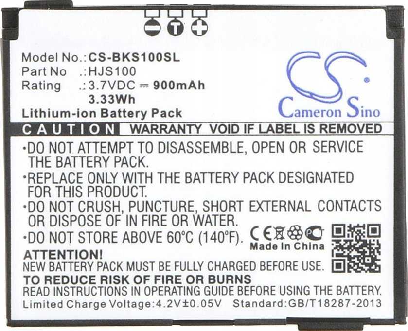 Cameron Sino Akumuliatorius Bateria 338937010208 Do Navigacija Gps Becker Hjs-100 Hjs100 Hjs / Cs-bks100sl