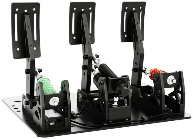 CAMMUS LC100 V4 Pedal Set, 200kg Load Cell Sensor, Hall Sensor – juodas