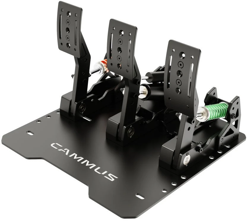 CAMMUS LC100 V4 Pedal Set, 200kg Load Cell Sensor, Hall Sensor – juodas