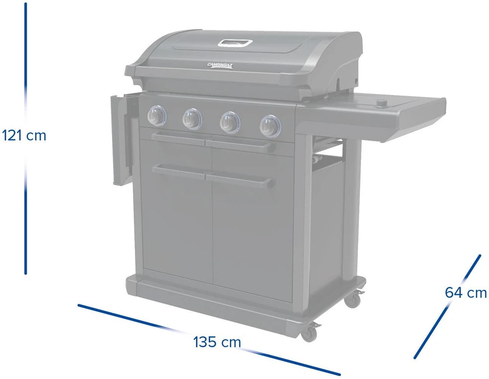 Campingaz Onyx 4 S Grilis dujinė soda 15,9 kW 72 cm x 46 cm