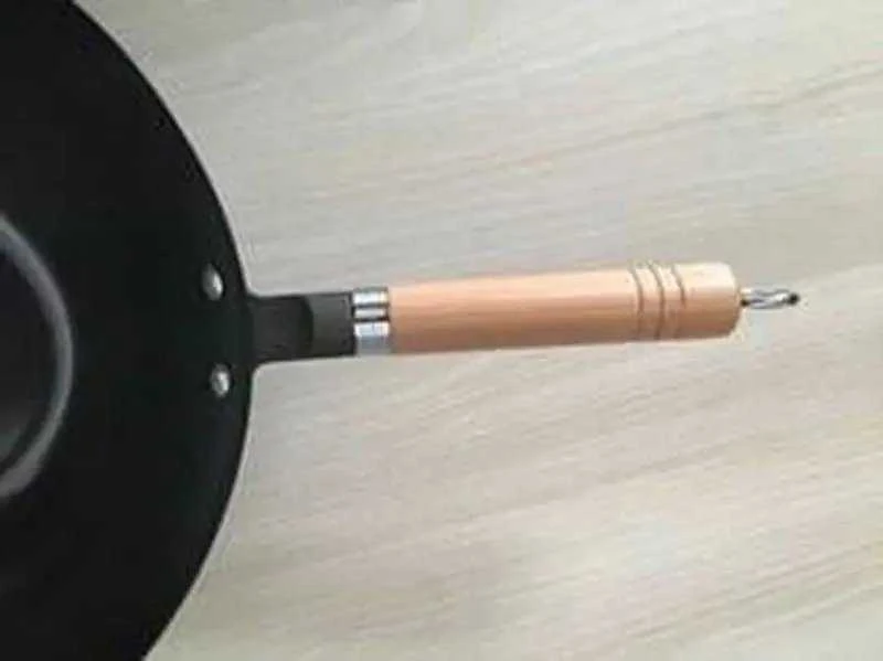 Campingaz wok keptuvė su medine rankena