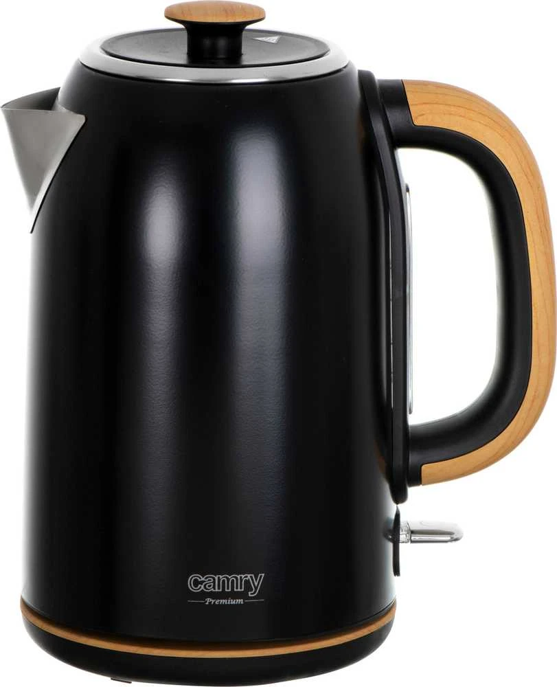 Adler Camry | Virdulys | CR 1342 | Electric | 2200 W | 1.7 L | Nerūdijantis plienas | 360° rotational base | Juodas