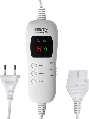 Camry | Elektrinio šildymo užvalkalas su laikmačiu | CR 7442 | Šildymo lygių skaičius 7 | Asmenų skaičius 1 | Nuotolinio valdymo pultas | 120 W