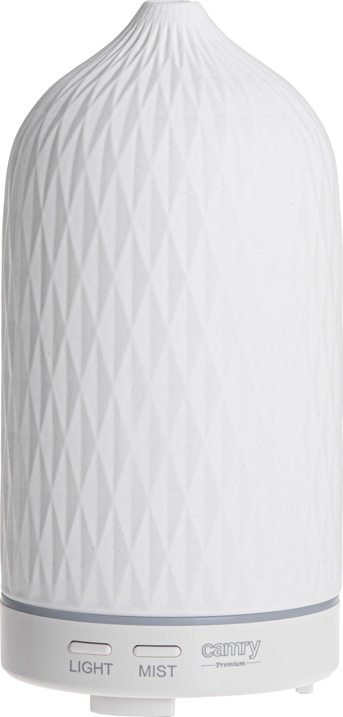 Drėkintuvas Camry | Ultragarsinis aromato difuzorius 3in1 | CR 7970 | Ultragarsinis | Tinka kambariams iki 25 m² | Baltas