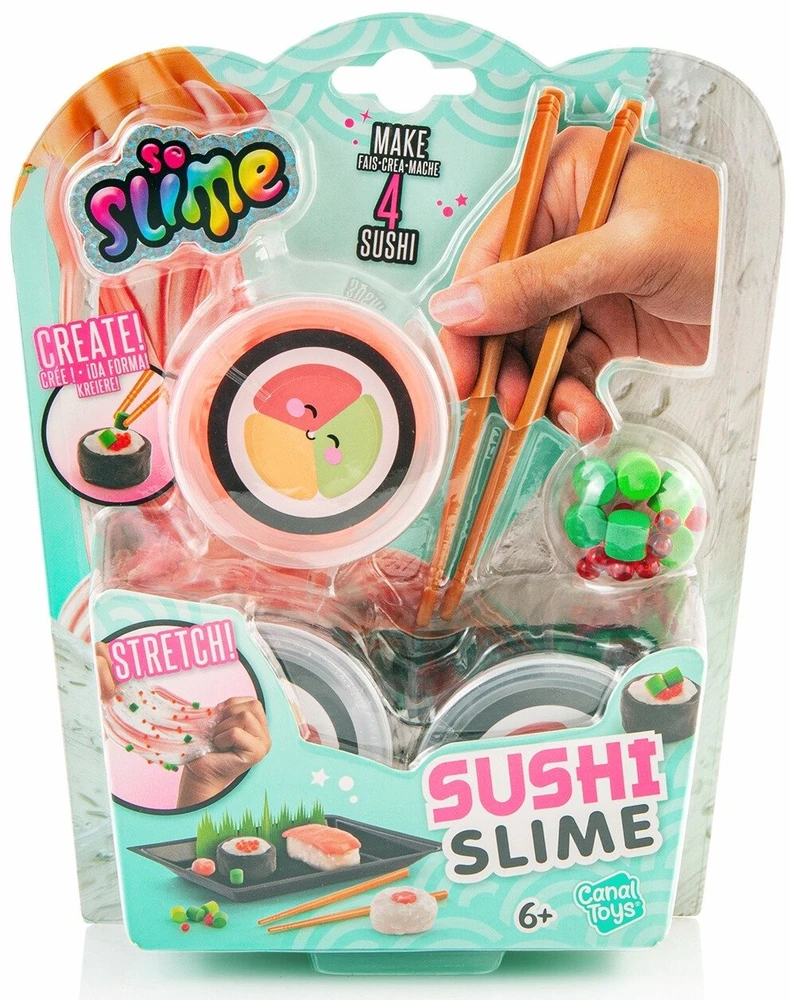 Nezatříděno SO SLIME Kūrybinis gleivių rinkinys „Sušiai“