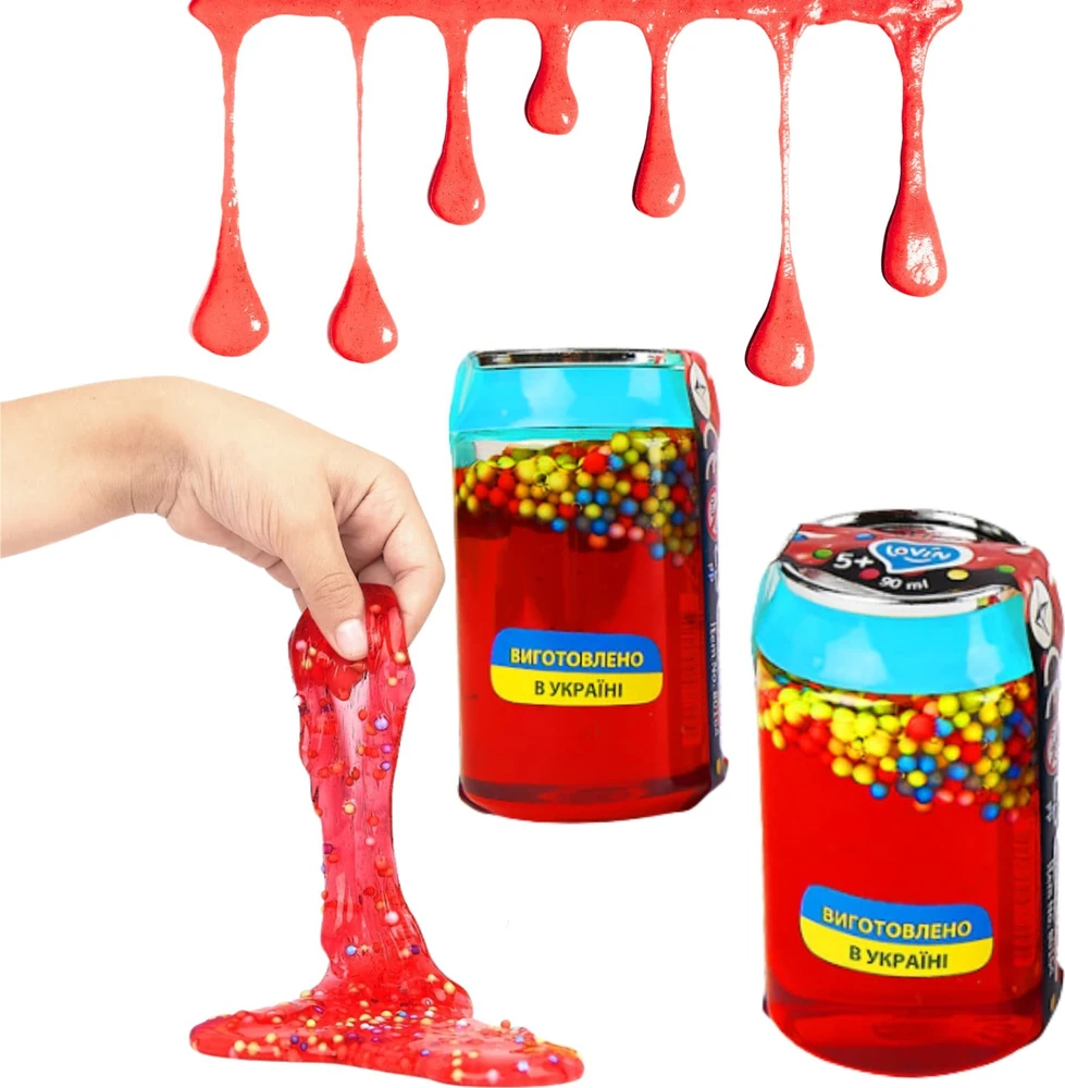 Išmanusis plastilinas Lovin Cola su putplasčio kamuoliukais ETC80069