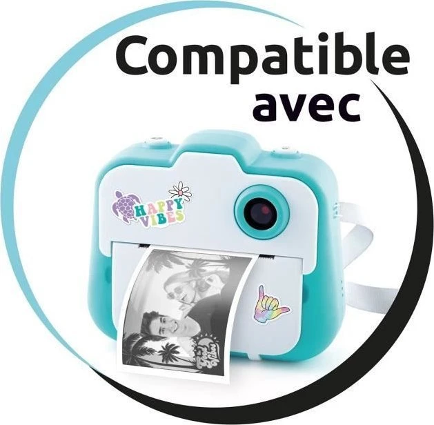 Studio Creator Canal Toys „Photo Creator“ fotopopieriaus papildymo rinkinys, papildomi spalvoto popieriaus ritinėliai, 8 vnt.