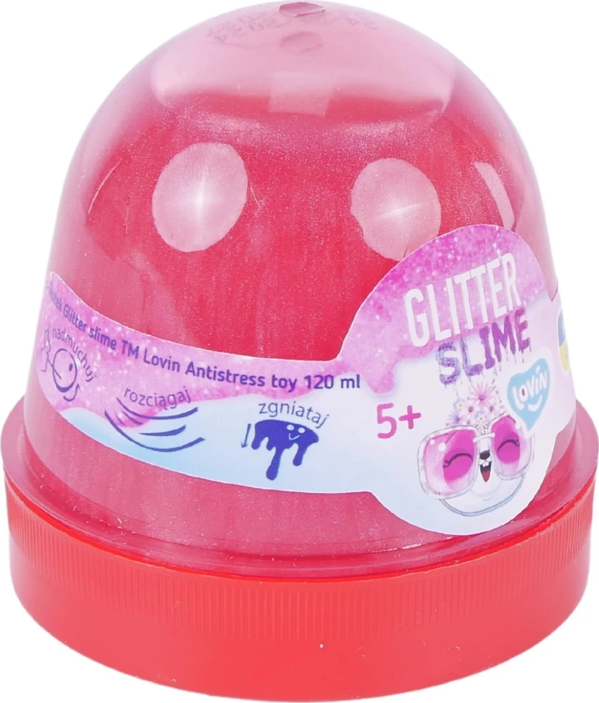 Canal Toys Bez Marki Masa Slime Brokatowa Glutek Antystresowy Rozciągliwy Elastyczny 120 ml