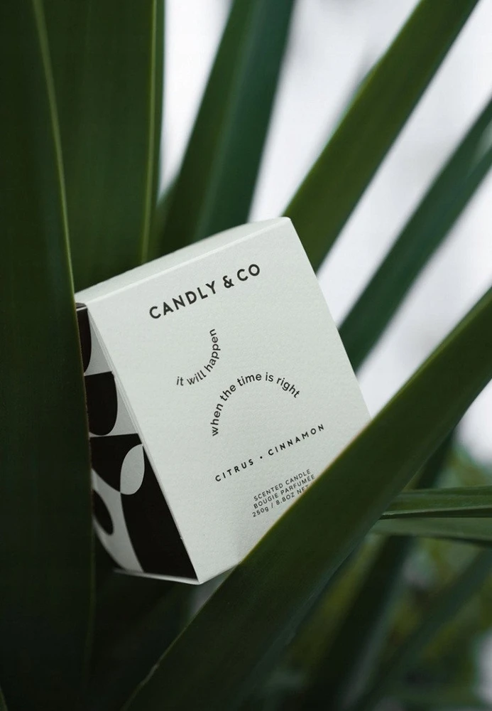 Candly&Co Sojų vaško žvakė stiklinėje CANDLY&CO, It Will Happen When The., kvapas Nr.3, 250 g