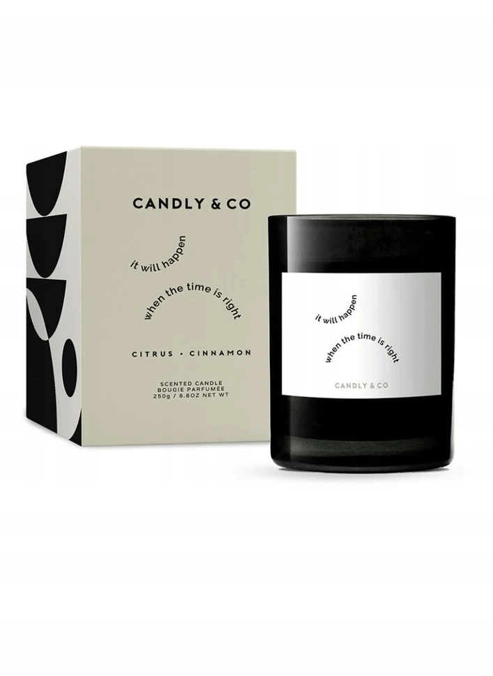 Candly&Co Sojų vaško žvakė stiklinėje CANDLY&CO, It Will Happen When The., kvapas Nr.3, 250 g