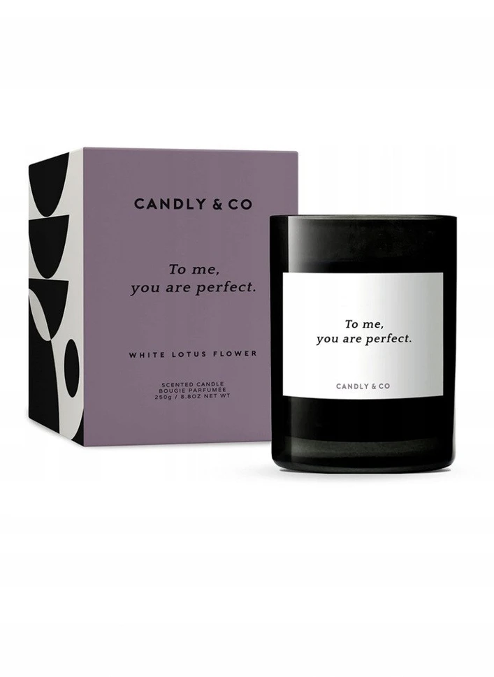 Candly&Co Sojų vaško žvakė stiklinėje CANDLY&CO, You Are Perfect, kvapas No.8, 250g