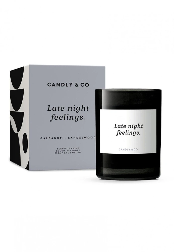Candly&Co Sojų žvakė stiklinėje CANDLY&CO, Late Night Feelings, kvapas Nr.6, 250 g