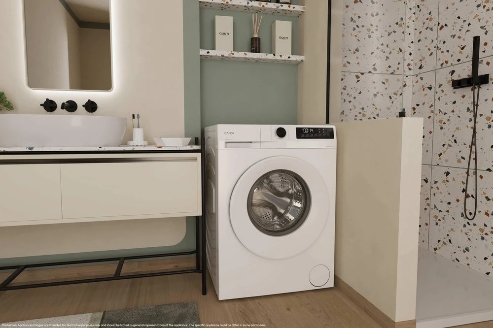 Skalbimo mašina Candy GD 48S6-S, 1400 rpm, 8 kg, balta