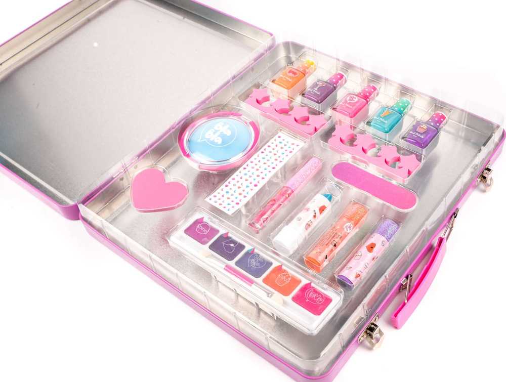 Create It Sukurk! Makiažo mega metalinis lagaminas 84138 kosmetikos rinkinys