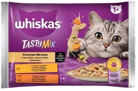 CANN CAT WHISKAS TASTYMIXMEAT VEGG 4X85