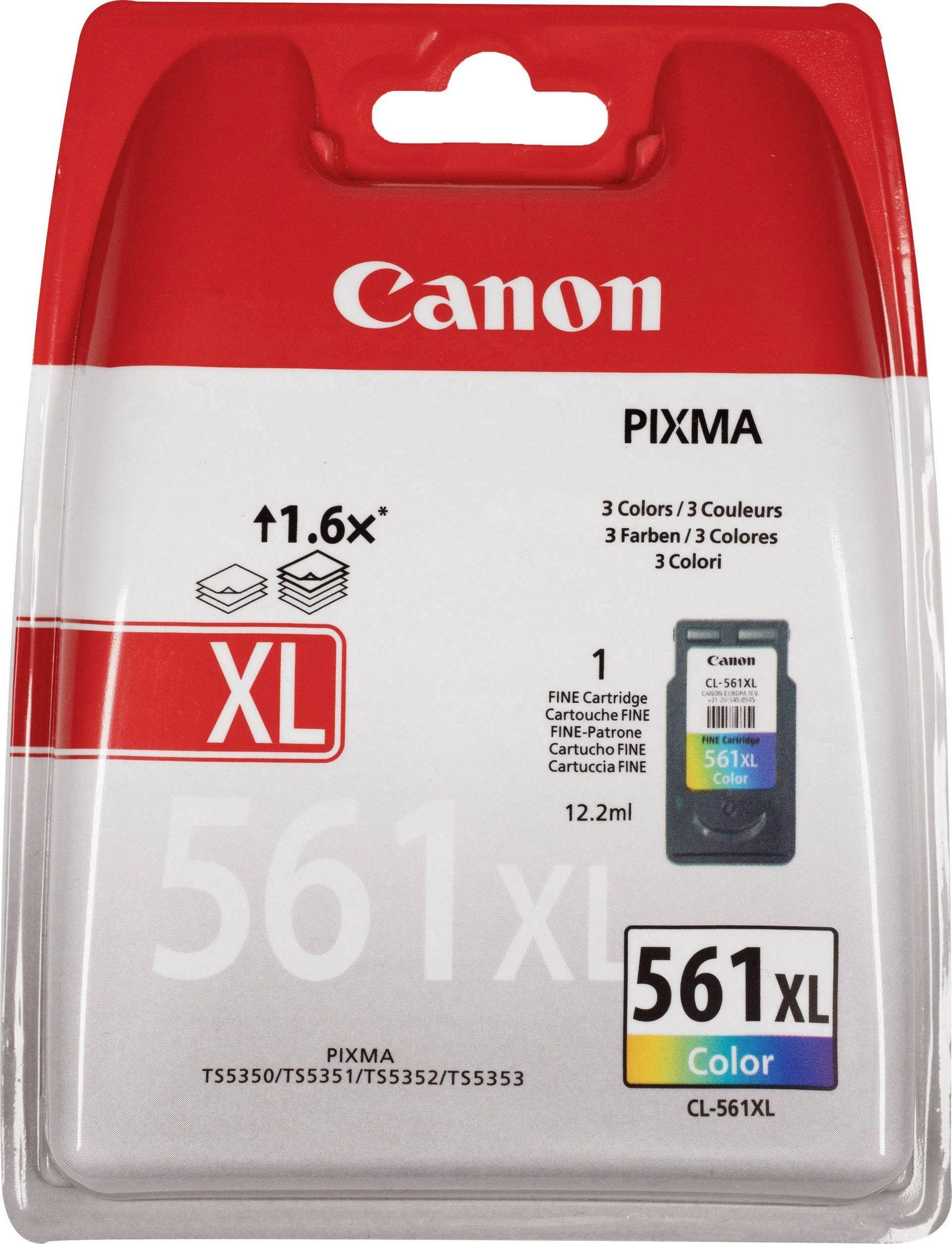 Canon 3730C001 rašalo kasetė Originalus Žydras, Rausvai raudona, Geltona 1 vnt