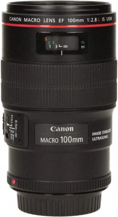 Canon EF10028LMIS SLR Makro teleobjektyvas Juoda
