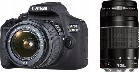 Canon EOS 2000D + EF-S 18-55mm III + EF 75-300mm III